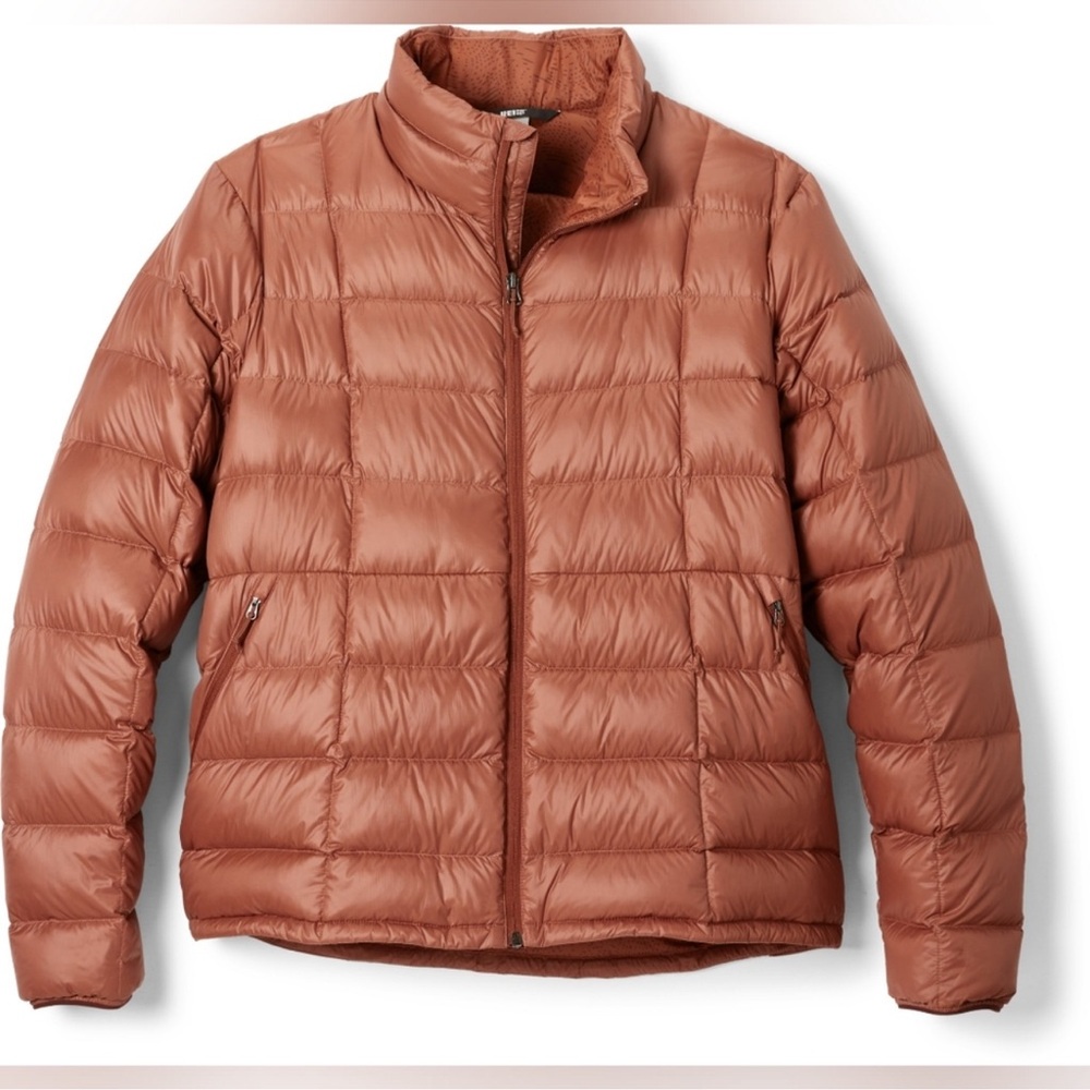 REI Co-op 
650 Down Jacket Rust Womens Sz M